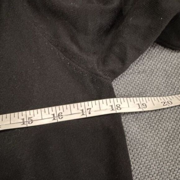 NWT Philosophy Open Cardigan Gold Zipper Medium Stretcb Ribbed Neutral Lagenlook - Picture 5 of 10